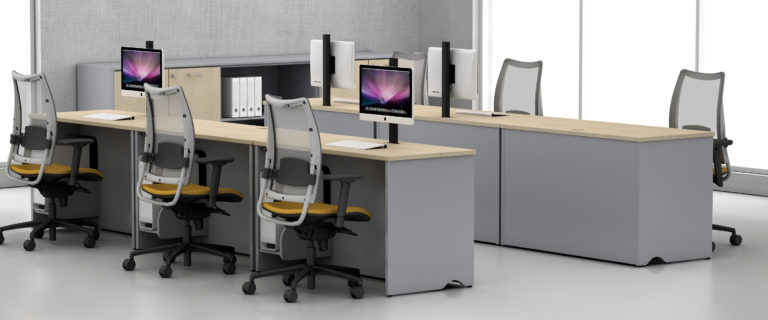 Desk vertical trap